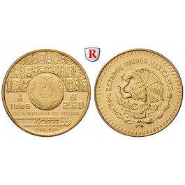 Mexiko, Vereinigte Staaten, 250 Pesos 1985, 7,78 g fein, st