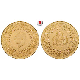 Türkei, 50 Piaster 1967, 3,22 g fein, vz-st