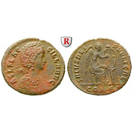 Römische Kaiserzeit, Aelia Flaccilla, Frau Theodosius I., Bronze 383-388, ss-vz