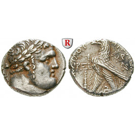 Judaea - Herodianer, Herodes Antipas, Schekel Jahr 162 = 36/37 n.Chr., ss+