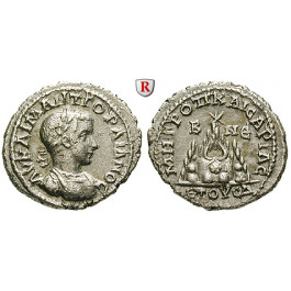 Römische Provinzialprägungen, Kappadokien, Caesarea, Gordianus III., Drachme Jahr 4 = 240/241, ss+