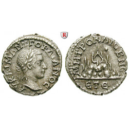 Römische Provinzialprägungen, Kappadokien, Caesarea, Gordianus III., Drachme Jahr 5 = 241/242, ss+