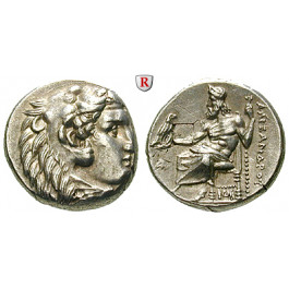 Makedonien, Königreich, Alexander III. der Grosse, Drachme 319-305 v.Chr., f.vz