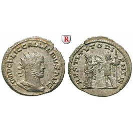 Römische Kaiserzeit, Gallienus, Antoninian 255-256, vz+