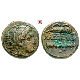 Makedonien, Königreich, Alexander III. der Grosse, Bronze 336-323 v.Chr., vz+