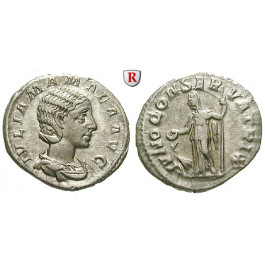 Römische Kaiserzeit, Julia Mamaea, Mutter des Severus Alexander, Denar 231, ss-vz