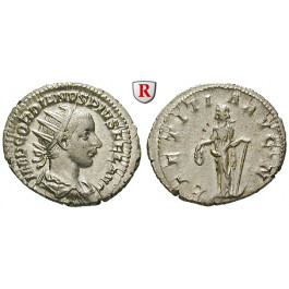 Römische Kaiserzeit, Gordianus III., Antoninian 240-243, f.st
