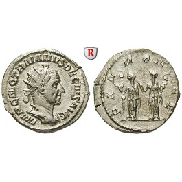 Römische Kaiserzeit, Traianus Decius, Antoninian 249-251, f.st