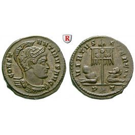 Römische Kaiserzeit, Constantinus I., Follis 319-320, vz+/ss-vz