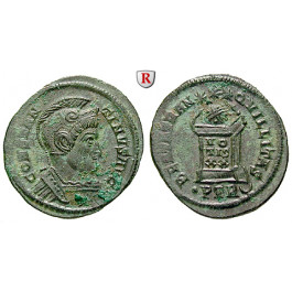 Römische Kaiserzeit, Constantinus I., Follis 323, vz