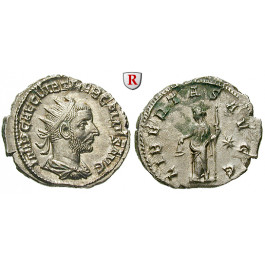 Römische Kaiserzeit, Trebonianus Gallus, Antoninian 251-253, vz+/ss-vz