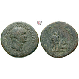 Römische Kaiserzeit, Vespasianus, Sesterz 71, s-ss