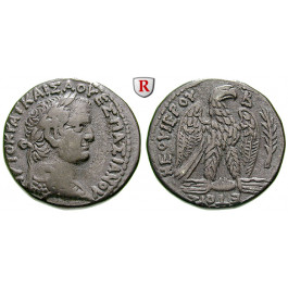 Römische Provinzialprägungen, Seleukis und Pieria, Antiocheia am Orontes, Vespasianus, Tetradrachme Jahr 2 = 69-70, ss+/ss-vz