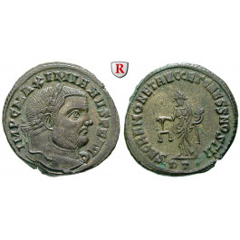 Römische Kaiserzeit, Maximianus Herculius, Follis 304-305, f.st
