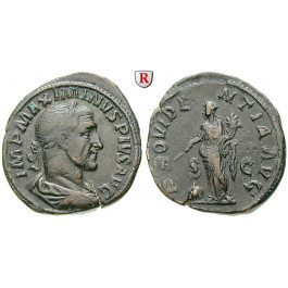 Römische Kaiserzeit, Maximinus I., Sesterz 235-236, ss+/ss