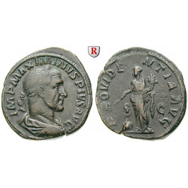 Römische Kaiserzeit, Maximinus I., Sesterz 235-236, ss+/ss