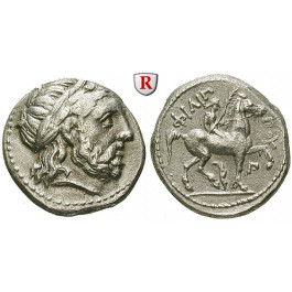 Makedonien, Königreich, Philipp II., Tetradrachme postum um 323-315 v.Chr., ss-vz
