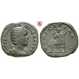 Römische Kaiserzeit, Otacilia Severa, Frau Philippus I., Sesterz 244-249, ss