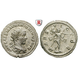 Römische Kaiserzeit, Elagabal, Antoninian 218-219, f.vz/ss-vz