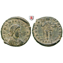 Römische Kaiserzeit, Honorius, Bronze 393-395, ss+