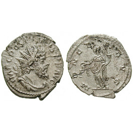 Römische Kaiserzeit, Postumus, Antoninian 263-265, vz+