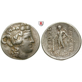 Thrakische Inseln, Thasos, Tetradrachme Mitte 2. Jh.-80 v.Chr., ss+