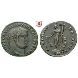 Römische Kaiserzeit, Maximianus Herculius, Follis 299-300, ss-vz