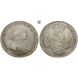 Bayern, Herzogtum, Maximilian IV. Joseph, Konventionstaler 1805, ss