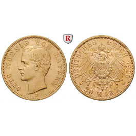 Deutsches Kaiserreich, Bayern, Otto, 20 Mark 1900, D, ss-vz/vz, J. 200