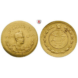 Iran, Riza Khan Pahlavi, Pahlevi 1307 SH (1928), 1,74 g fein, ss-vz