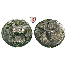 Bithynien, Kalchedon, Trihemiobol 4. Jh.v.Chr., ss