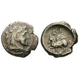 Illyrien, Dyrrhachion, Drachme 344-300 v.Chr., ss/ss+