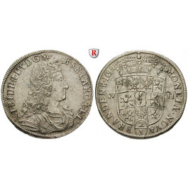 Brandenburg-Preussen, Kurfürstentum Brandenburg, Friedrich III., 2/3 Taler 1694, vz