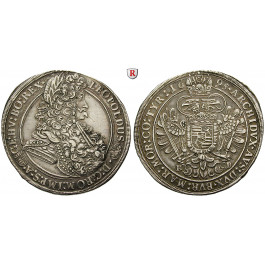 Römisch Deutsches Reich, Leopold I., Taler 1695, ss+