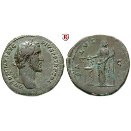 Römische Kaiserzeit, Antoninus Pius, Sesterz 141-143, ss-vz