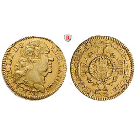 Pfalz, Kurpfalz, Karl Philipp, 1/4 Karolin 1736, vz