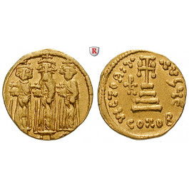 Byzanz, Heraclius, Heraclius Constantinus und Heraclonas, Solidus 638-641, ss