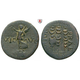 Römische Provinzialprägungen, Makedonien, Philippi, Claudius I., Bronze 41-68, ss
