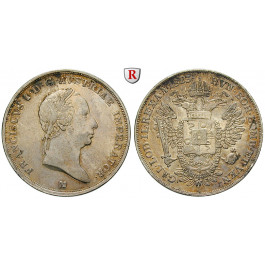 Österreich, Kaiserreich, Franz II. (I.), 1/2 Scudo 1823, ss