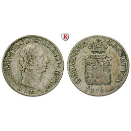 Österreich, Kaiserreich, Franz II. (I.), 1/4 Lira 1822, f.ss
