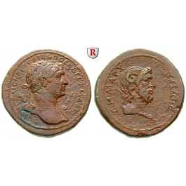 Römische Provinzialprägungen, Kappadokien, Caesarea, Traianus, Bronze, ss+