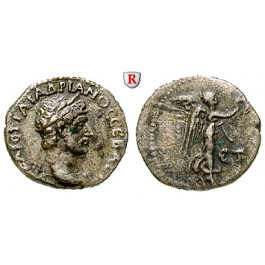 Römische Provinzialprägungen, Kappadokien, Caesarea, Hadrianus, Hemidrachme Jahr 5=120/1 n.Chr., ss+