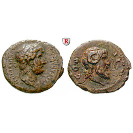 Römische Provinzialprägungen, Kappadokien, Caesarea, Hadrianus, Bronze, ss+