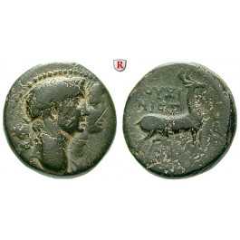 Römische Provinzialprägungen, Ionien, Ephesos, Claudius I., Bronze 49-50 n.Chr., ss