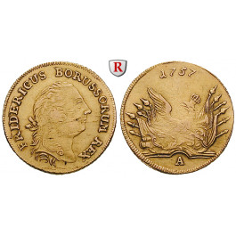 Brandenburg-Preussen, Königreich Preussen, Friedrich II., Friedrichs d`or 1757, ss