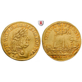 Brandenburg-Preussen, Kurfürstentum Brandenburg, Friedrich Wilhelm, Doppeldukat 1677, ss
