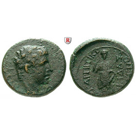 Römische Provinzialprägungen, Phrygien, Eukarpeia, Augustus, Bronze, ss