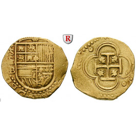 Spanien, Philipp II., 4 Escudos 1592-1597, ss