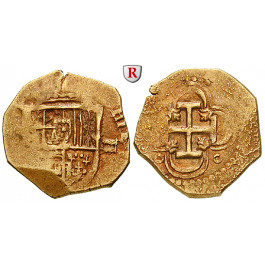 Spanien, Philipp III., 2 Escudos 1611-1615, ss-vz