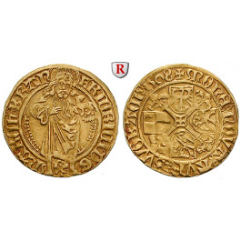 Brandenburg in Franken, Brandenburg-Franken, Friedrich IV., Goldgulden 1508, ss+